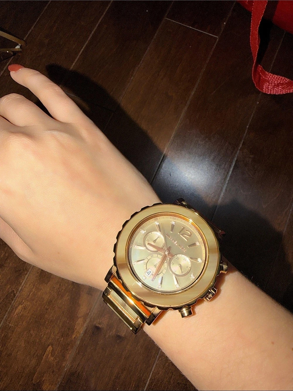 Michael Kors Ritz Tortoise Shell Chronograph Watch MK5038 - Picture 2 of 4